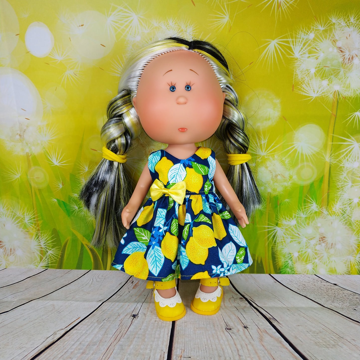 Dress for dolls Mia Modern Outfits Butterfly Lemon Style