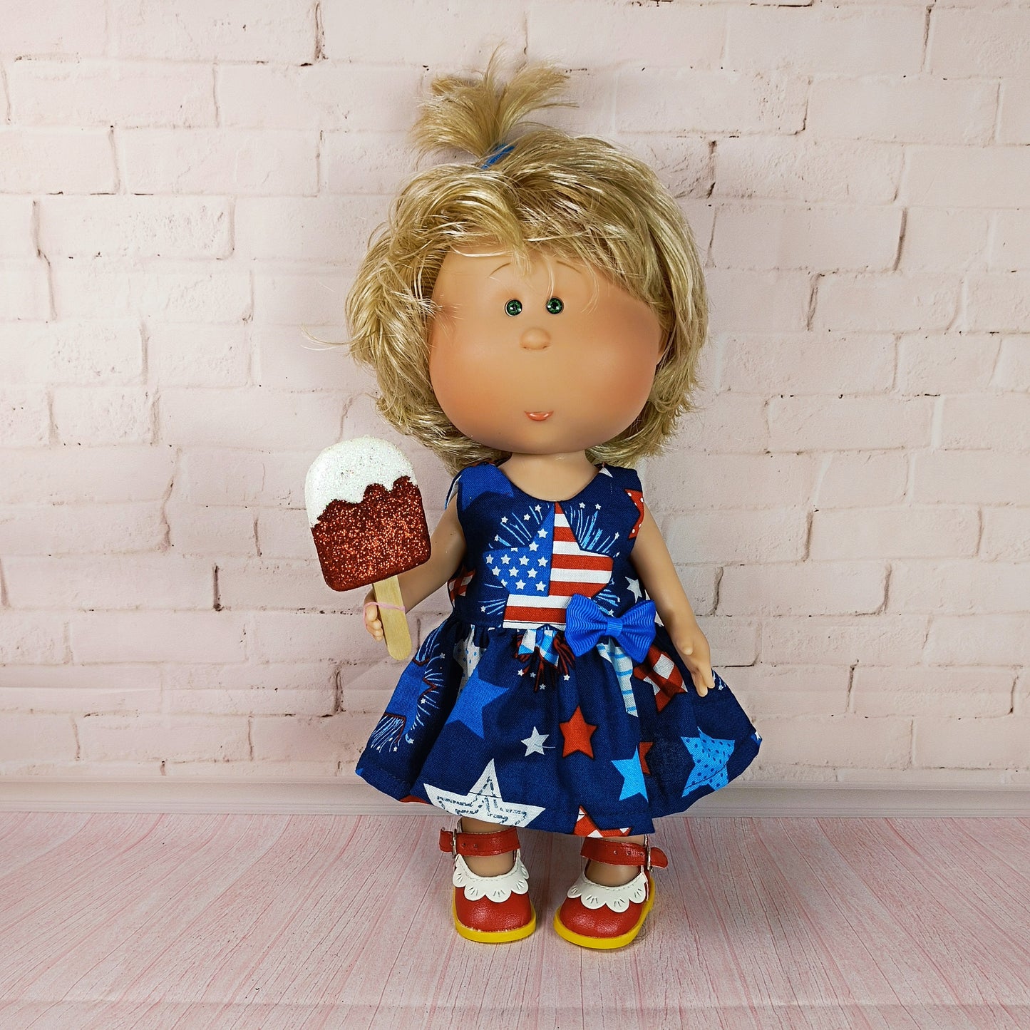 Dress for Doll Mia 12'' July 4th Independence Day Style