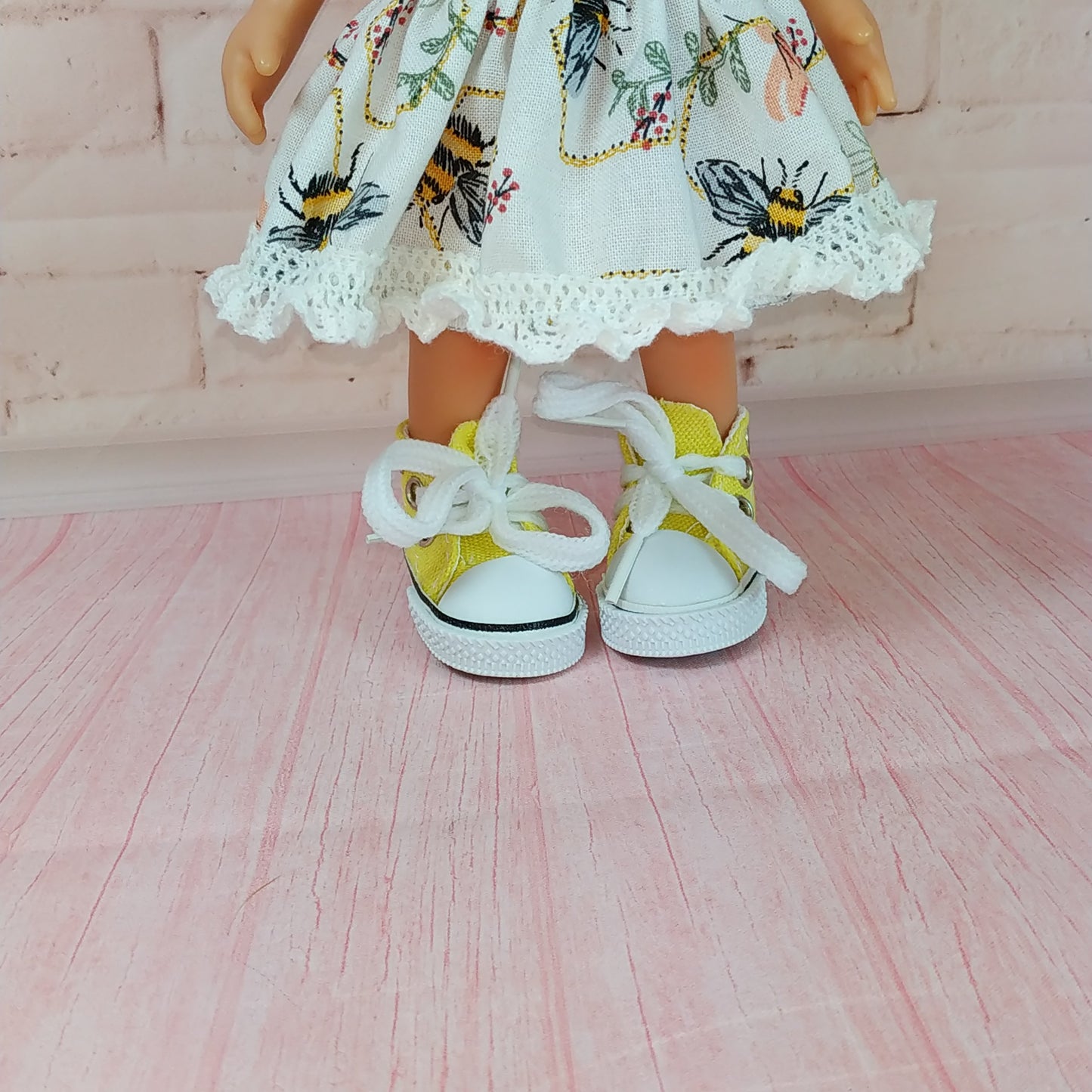 Yellow Shoes for Mini Doll Mia 9''