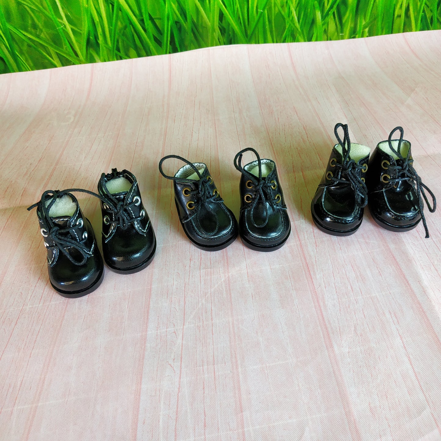 Black Blue Yellow Shoes for Mini Doll Mia 9''