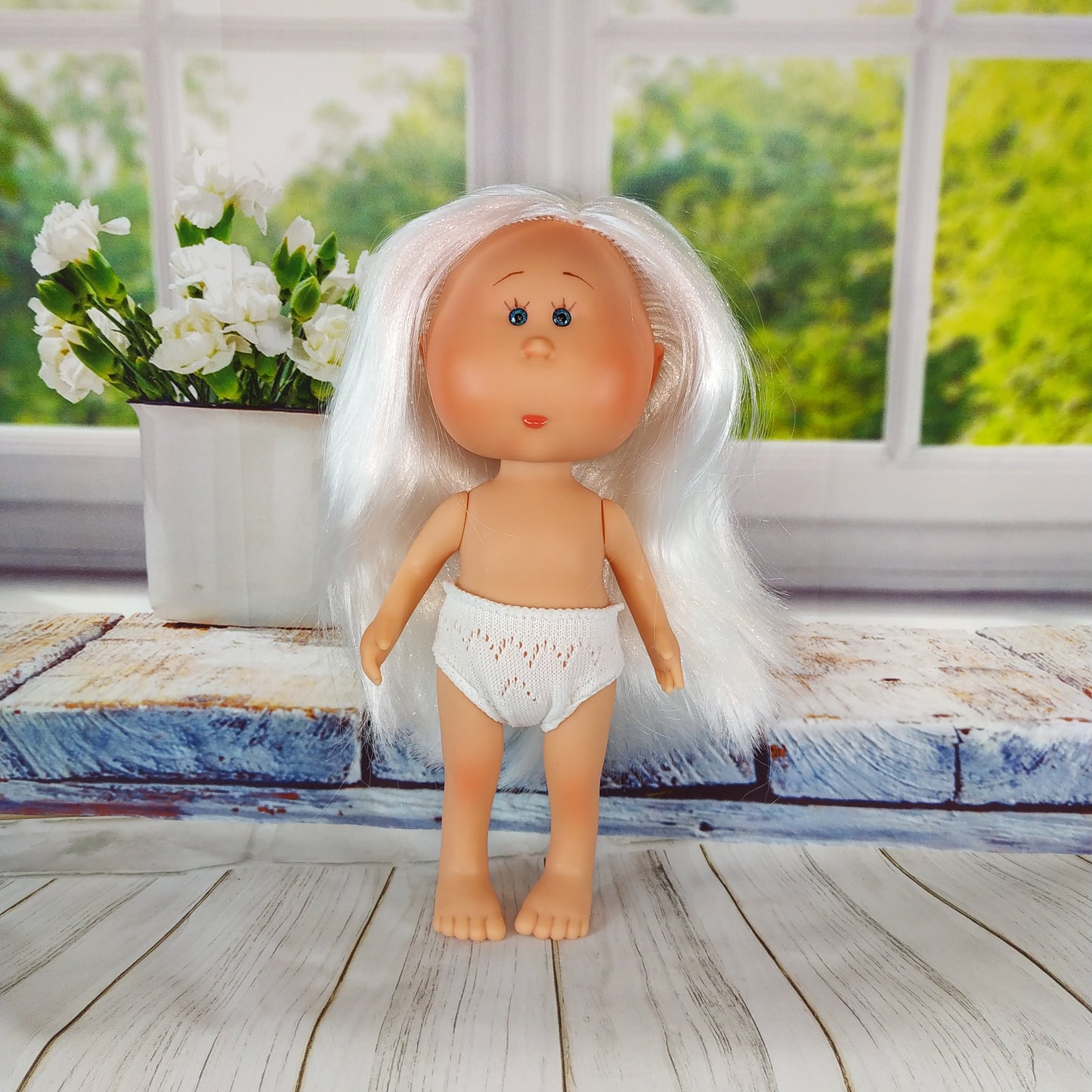 Mini Blonde Doll Mia 9 '' NO OUTFITS