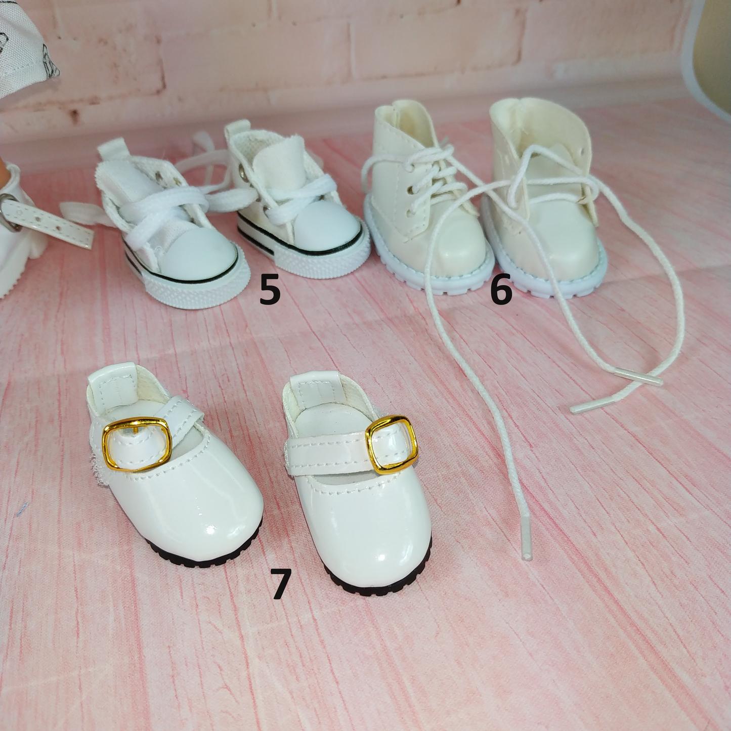 White Shoes for Mini Doll Mia 9